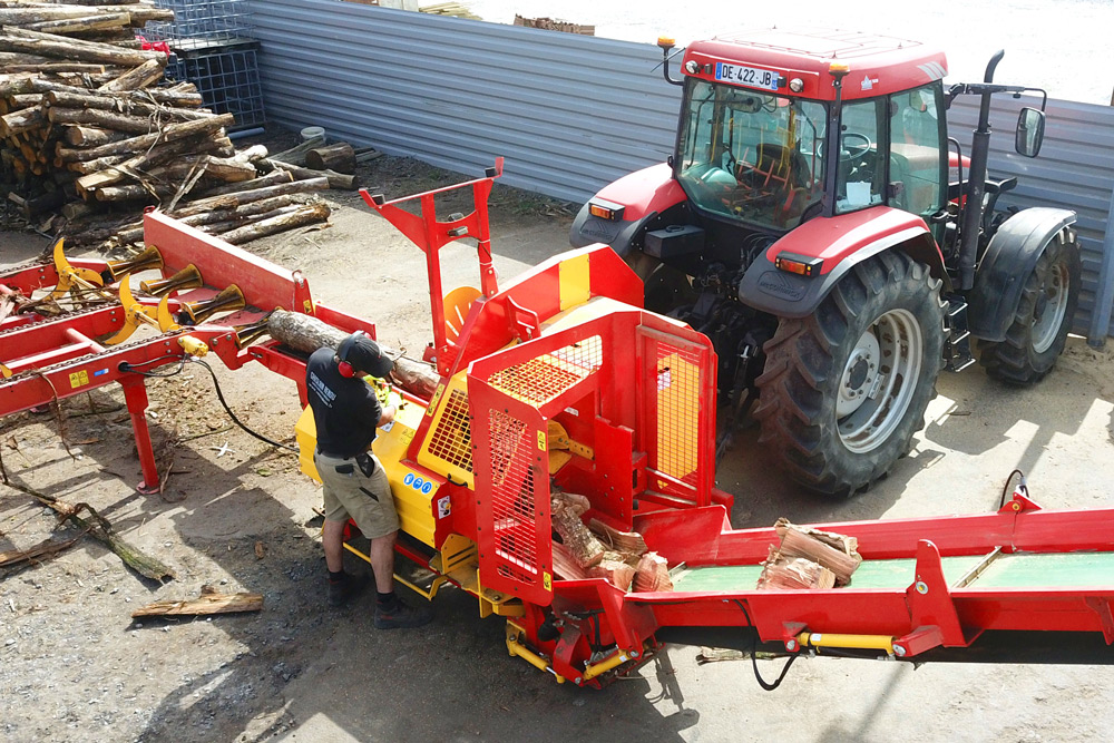 Nouvelle fendeuse pour bois de chauffage