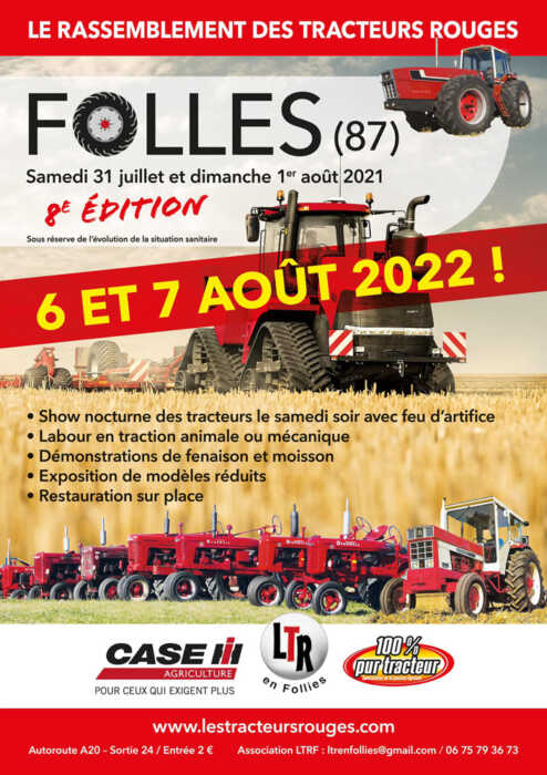 8° Rassemblement des tracteurs rouges @ Folles (87)