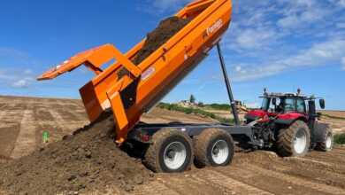 L'épandeur Panien KW épand de 0,8 à 40 tonnes par hectare – FARM Connexion