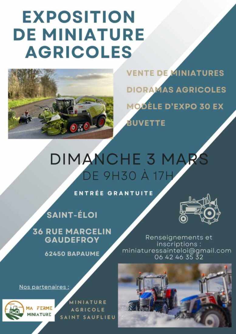 Exposition de miniatures agricoles